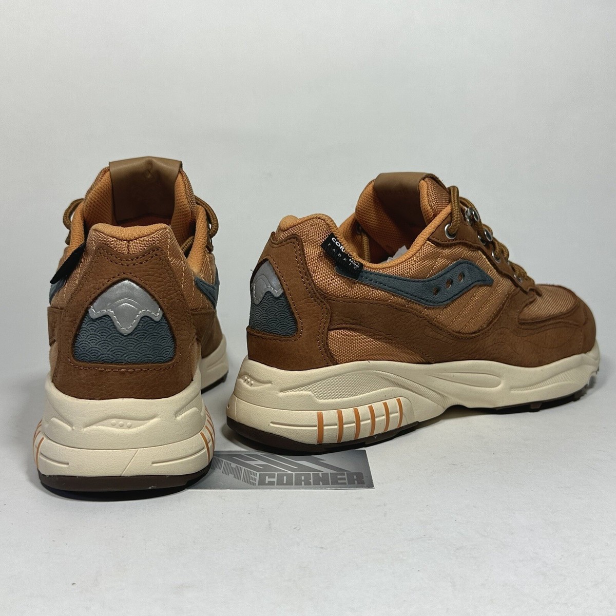 Saucony 3D Grid Hurricane Endless Knot Brown Rust Cordura Size 8.5 Saucony 3D Grid Hurricane Endless Knot Brown Rust Cordura  main image 3