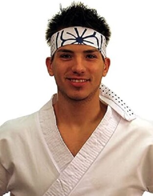 Karate Headband Mr Myagi Daniel Cobra Headband Halloween Costume Cosplay