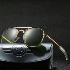 Ao Aviation Sunglasses Men Original American Optical Glass