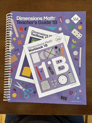 Dimensions Math Teacher's Guide 1B (Spiral)