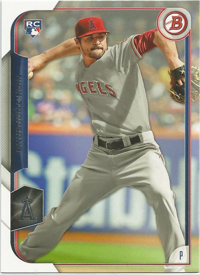 Nick Tropeano LA Angels 2015 Bowman Rookie Card