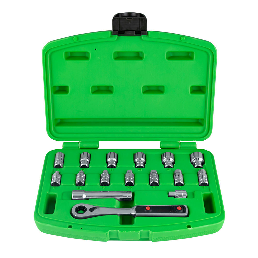 VALIGETTA DA 16 PEZZI GO-THROUGH CROMATI 2104655