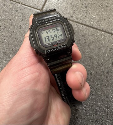G Shock GW S5600 Square Watch Tough solar, Multi band UK