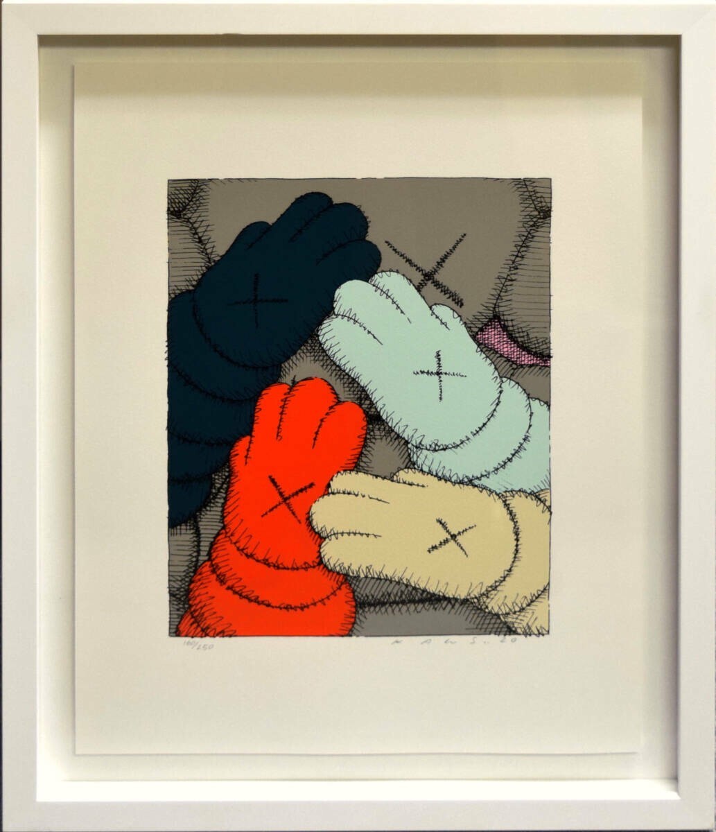 真作保証 KAWS カウズ URGE シルクスクリーン Yahoo!オークション - 真作保証 KAWS カウズ URGE シルクスクリーン