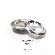Set Occhielli Con Rondelle In Acciaio Inox Colore Argento | Fai Da Te Per Pelle, Tessuti, Riparazioni Abbigliamento