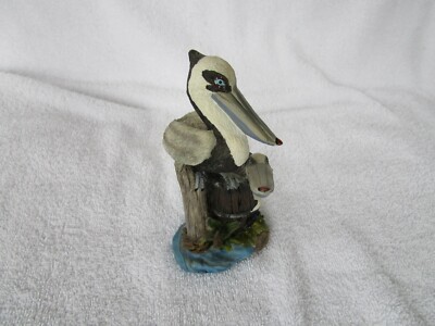 Polystone Pelican - Tradewinds Bay by the Shore Duel Pelican Figurine~~NICE!!