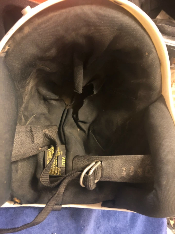 Vintage white Wiseco Helmet 1970s  - Image 3 of 3