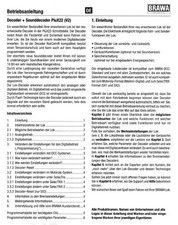 BRAWA Original Anleitung für den Premium-Digitaldecoder V 2 (Doehler & Haass). 