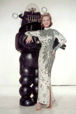 Francis und Robby der Roboter auf dem verbotenen Planeten 1956 4x6 FILMFOTO