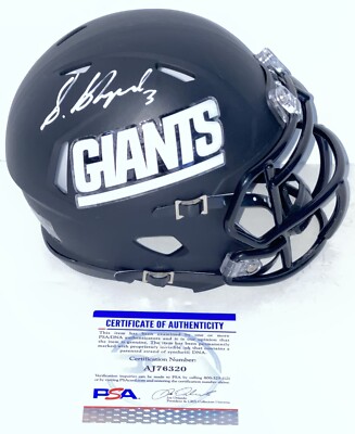 Sterling Shepard Signed Autographed New York Giants Custom Mini Helmet  Psa/Dna