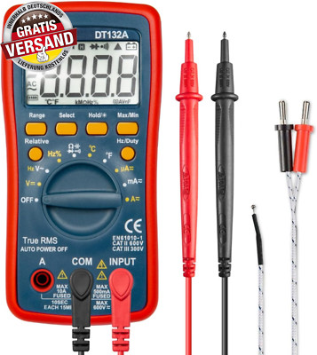 Astroai Digital Multimeter, Voltmeter Ohmmeter Amperemeter Mit TRMS 4000 Counts,