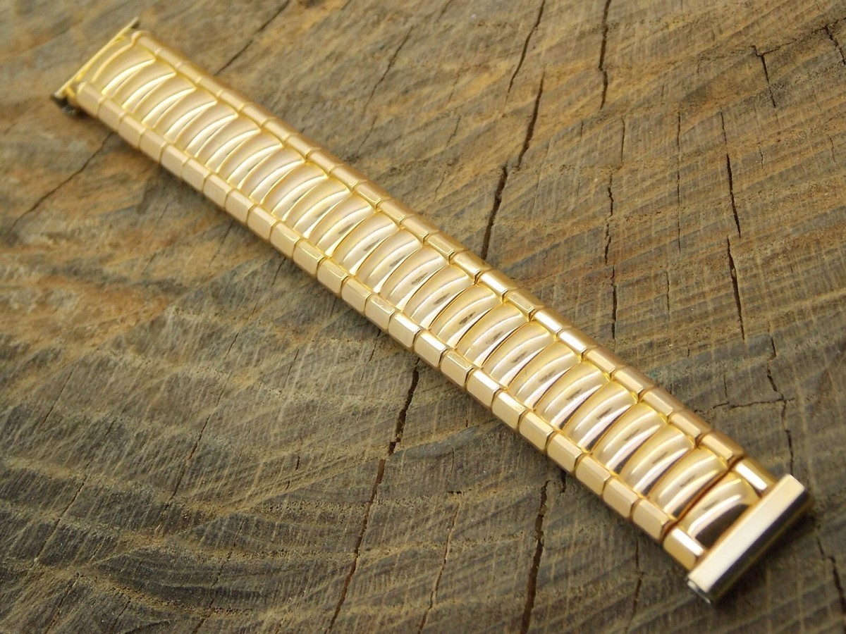Vintage NOS Unused JB Champion Expansion Watch Band 14mm Stainless Bracelet View 2