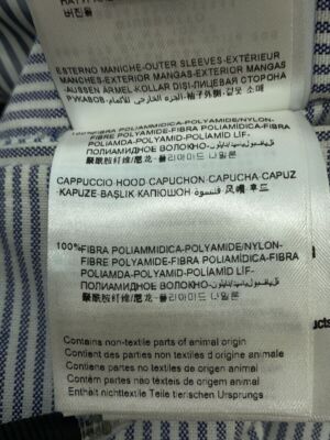 MONCLER GAMME BLEU Gray Wool Down Jacket Giubbotto Rind1300219 | eBay