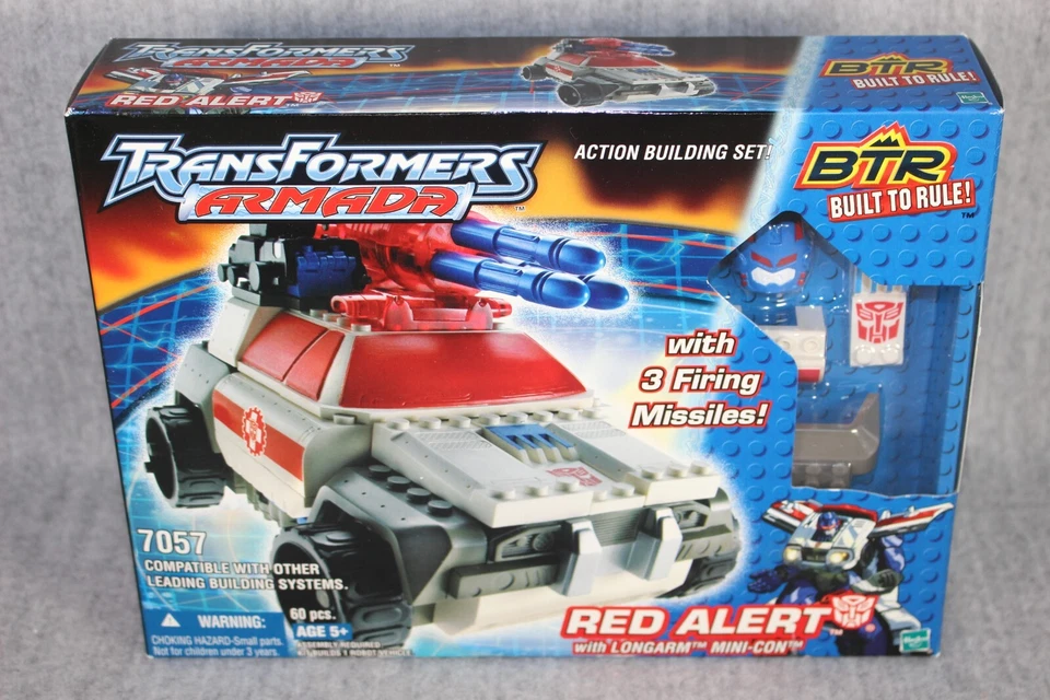 TRANSFORMERS BTR Armada Red Alert Hasbro 2003 Longarm Mini-Con Action Build Set - Bild 4 von 4