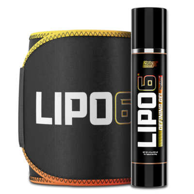 Nutrex Research Lipo 6 Defining Gel Fat Burner with Waist Trimmer