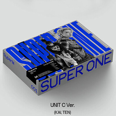 SUPERM [SUPER ONE] 1st Album UNIT C CD+Foto Buch+2 Buch+3 Karte+2F.Poster SEALED