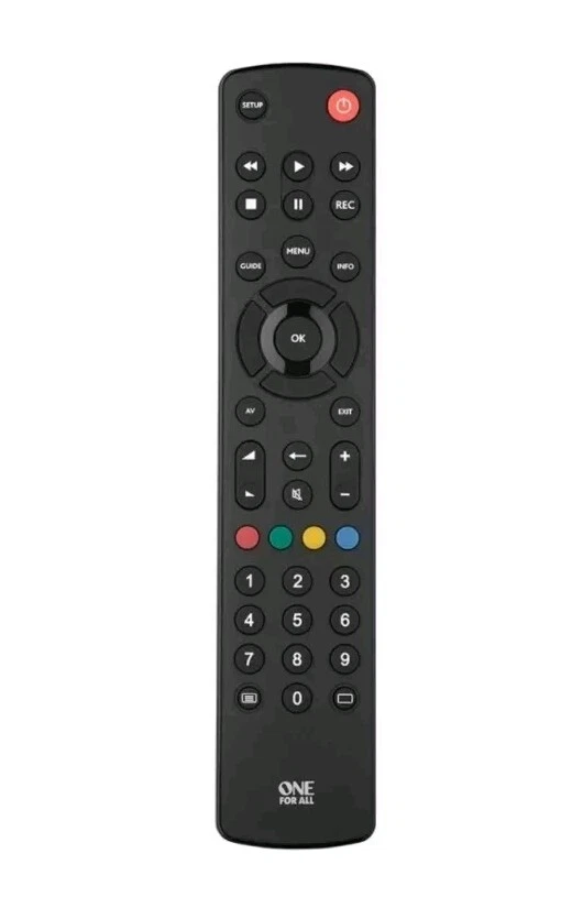 ONE FOR ALL URC1210 CONTOUR TV UNIVERSAL REMOTE CONTROL  - Image 2 of 2