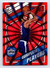 2020-21 PANINI DONRUSS BASKETBALL COMPLETE PLAYERS Paul George RED LASER /99