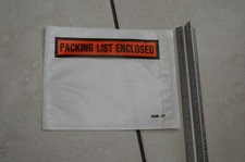 100- 4.5 x 5.5 Packing List Envelopes 4 1/2 x 5 1/2" Invoice Slip Enclosed Pouch