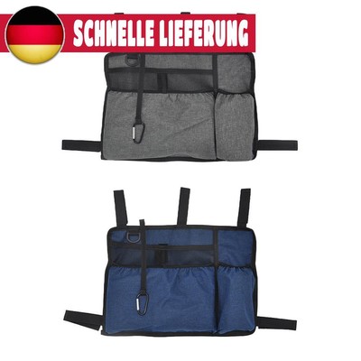 Walker Bag with Cup Holder Rollator Organizer Multi-Pockets for Seniors Elderly