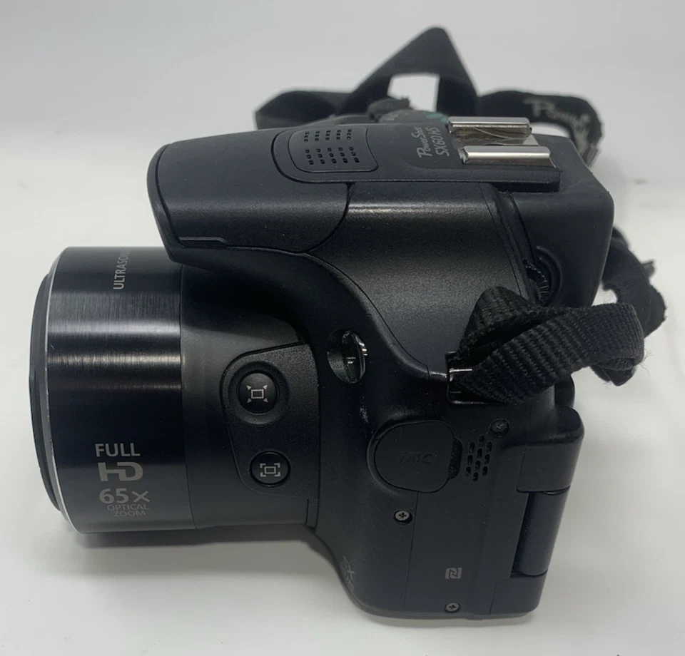 Canon PowerShot SX60 HS Black Digital Camera PC2188 Wi-Fi with BATTERY -FAIR - Image 3 of 4