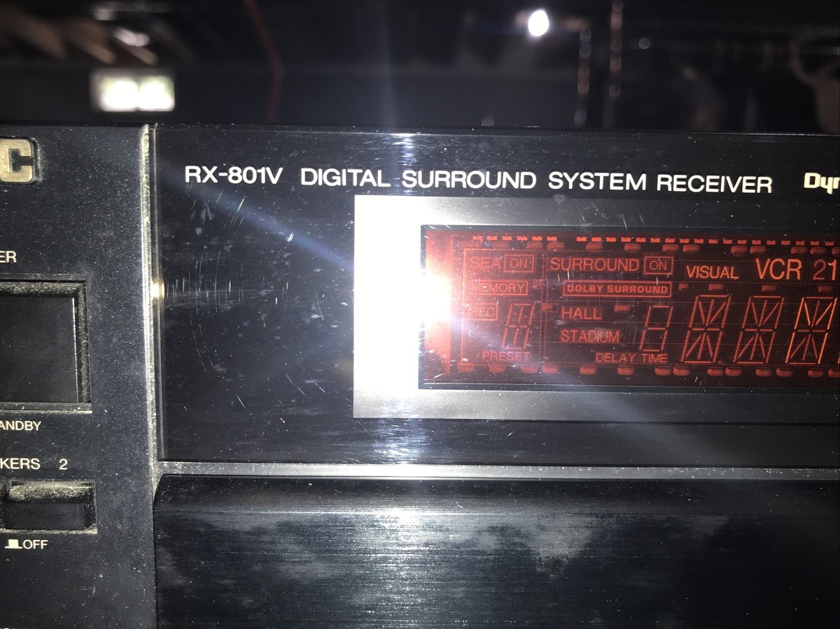 JVC RX-801VBK RECIEVER AMPLIFIER/ 370 W/ MADE IN JAPAN □Tested