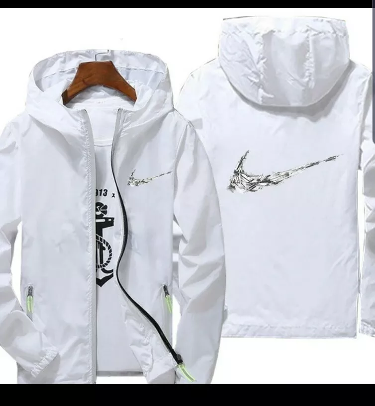 Nikes Jacket Sports Thin Rain coat Jacket Jackets Windbreaker 5 dif. Colors XL