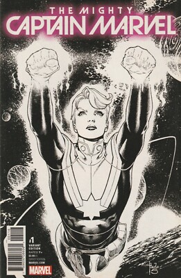 Mighty Captain Marvel # 1 : Paulo Siqueira Variant : Marvel : 2017 : vf-(7.5)  .