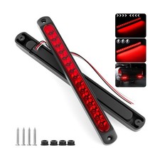 PSEQT 10" 15 LED Trailer Brake Tail Light Bar Stop Change Tail Lights Assembl...