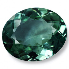 Montana Bluish Green Sapphire Oval Cut 11.25 ...