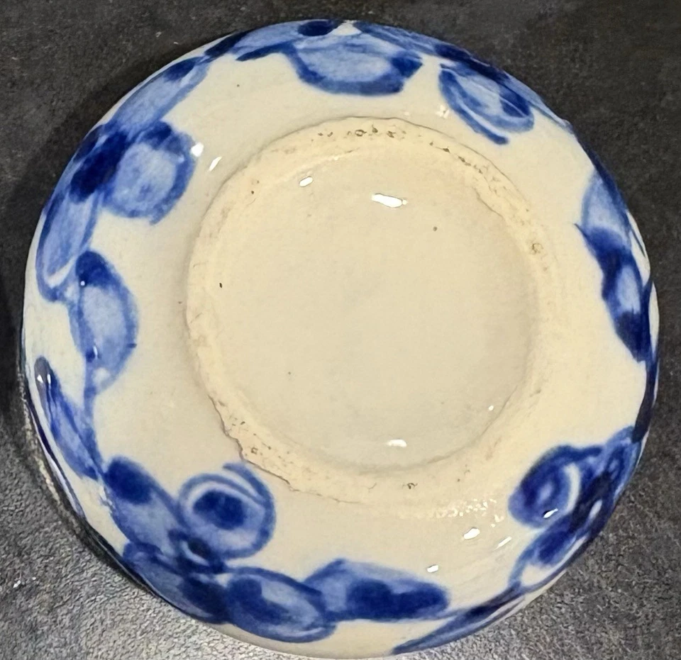 Antiga caixa de tinta pasta selo porcelana Famille Verte chinesa pintada à mão tampa de prato - Imagem 3 de 4