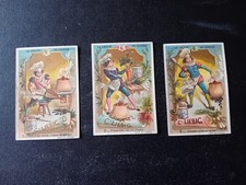 Liebig Old Cards Chromos S 258 Leçon De Cuisine  3 Cartes