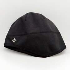 Columbia Unisex Black Omni-Wind Block Thermal Reflective Beanie Hat Size S/M