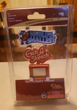 New Sealed Pkg Super Impulse World's Smallest Etch A Sketch Red 1.75"Wx1.5"Tall