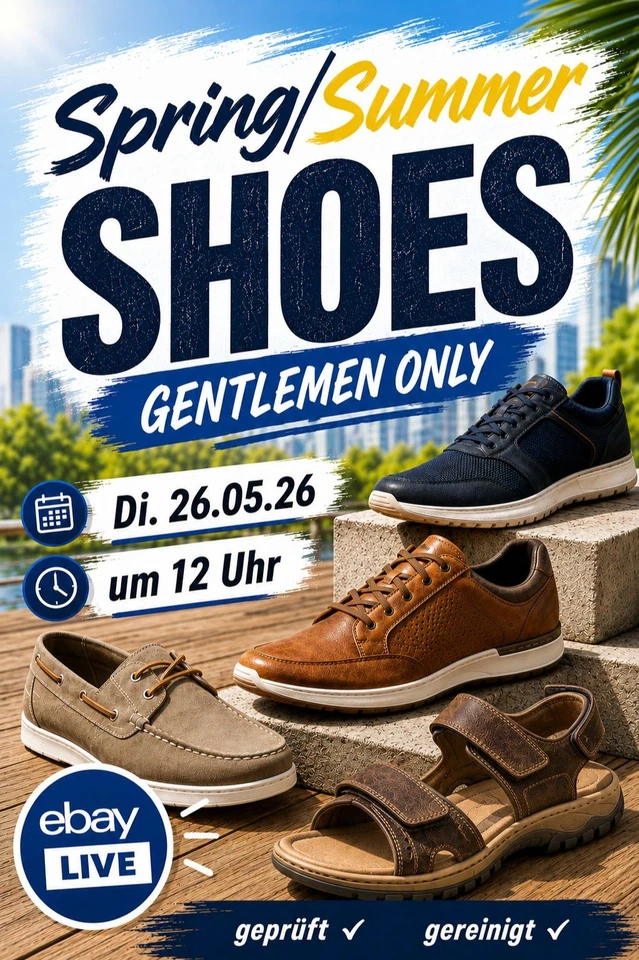 Markenschuhe LIVE Auktion mit Tarek | START Dienstag um genau 12 Uhr