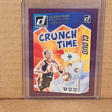 Natasha Cloud 2025 Donruss WNBA Purple Press Proof Crunch Time New York Liberty