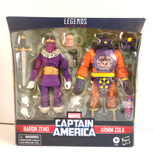Marvel Legends Captain America Baron Zemo & Arnim Zola Figure 2-Pack Hasbro NEW
