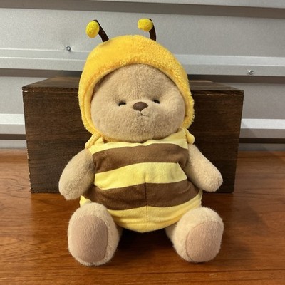 Get A Hug Tan Articulated Jointed Bumblebee Costume Bear Plush Stuffed Animal 