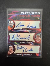 2024 Leaf Futures Cameron Ward Daniel Cuvet Haley Cavinder Triple Time Auto /8