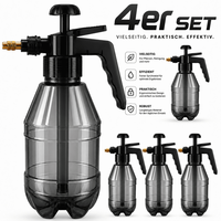 4 DrucksprüHer PumpsprüHer HandsprüHer Gartenspritze SprüHflasche Set Unkraut