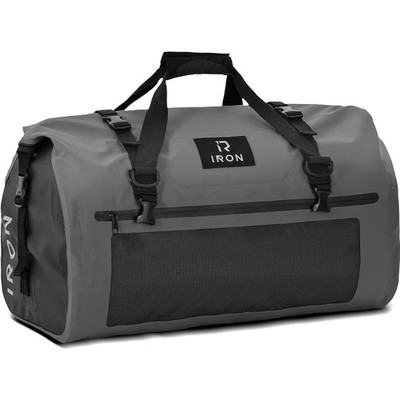 Motorrad Hecktasche 30L, 500D PVC, Roll Top, Grau, Molle System
