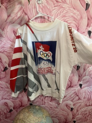 Rare Vintage Olympics St. Moritz x Adidas Shirt 