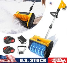 For DEWALT 24V Battery 12in Cordless Snow Shovel w/2*4Ah Battery & Quick Charger For DEWALT 24V Battery 12in Cordless Snow Shovel w/2*4Ah Battery & Quick Charger