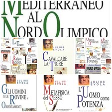Opera Omnia Julius Evola Ed Mediterranee Tutti I Libri 34 Volumi Serie Completa