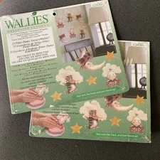 2 Wallies Wallpaper 25 Pitter Patter Nursery Rhyme Characters Cat Cow Moon Egg