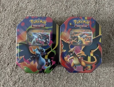 Pokémon TCG Mega Charizard X + Y Ex Tins  | BEIDE  | SEALED  | AUTHENTIC  |