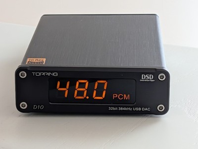 Topping D10 HIFI USB DAC, DSD, Digitale Anzeige, wenig gebraucht