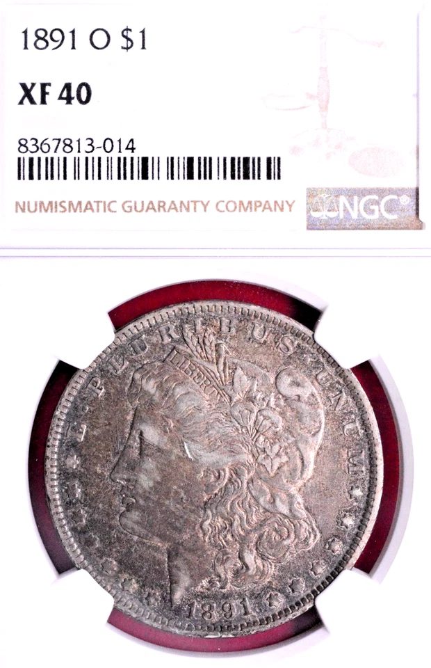 NGC XF-40! 1891-O MORGAN DOLLAR - Image 3 of 4