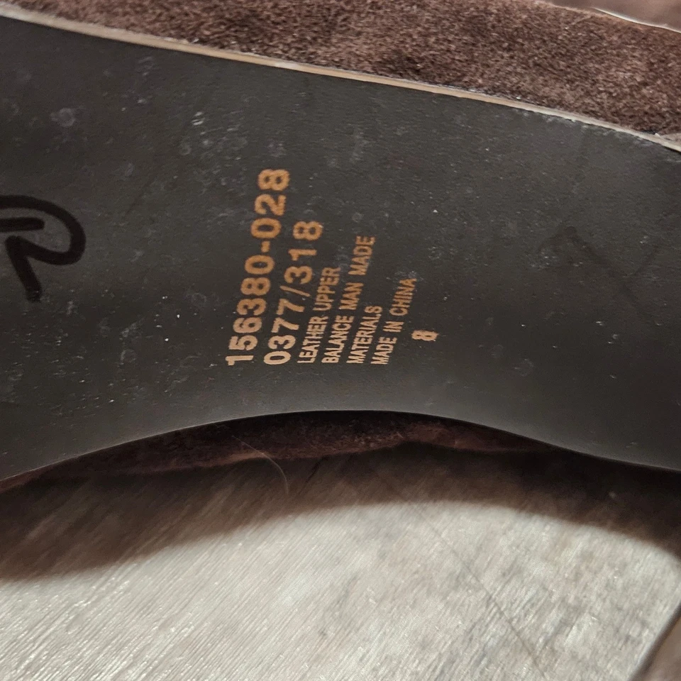 COLIN STUART Chocolate Brown Suede Pointed Toe Stiletto Over Knee Boots Size 8 - Image 4 of 4