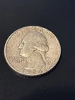 U.S. 1964 Silver Quarter Coin No Mint Mark - George Washington